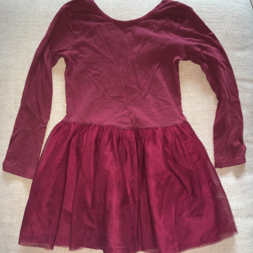 Old Navy Maroon spandex top and tutu